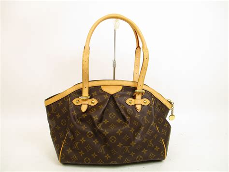 Tivoli leather handbag Louis Vuitton Brown in Leather 